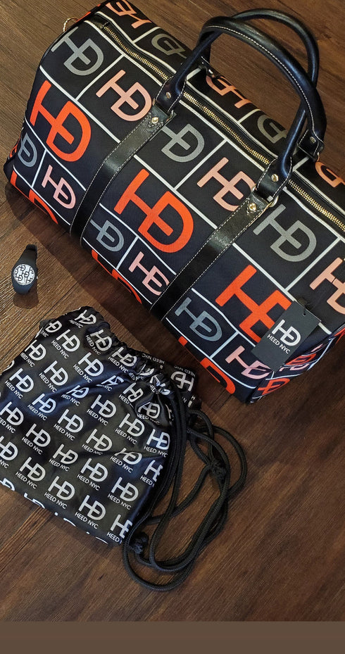HEED NYC Signature Red Large Duffle Bag